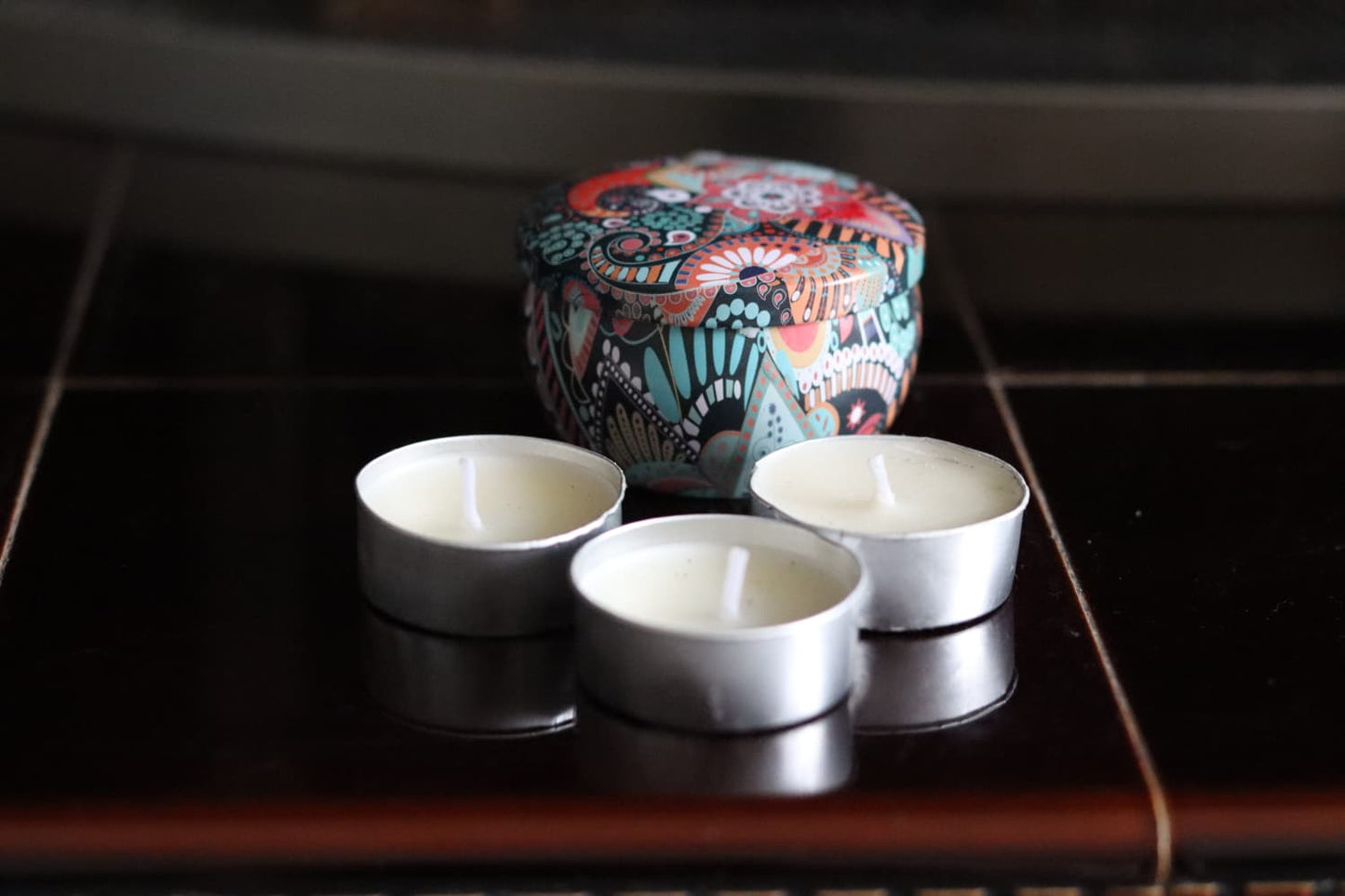 Tier 1 - 3 Tea Candles + 80g Aromatherapy Candle