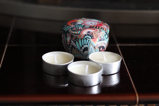 Tier 1 - 3 Tea Candles + 80g Aromatherapy Candle