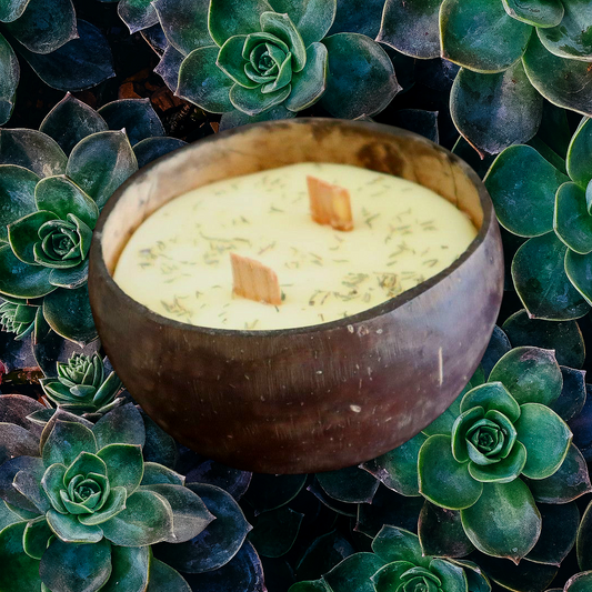 Coconut Shell Candle –  390g Approx.